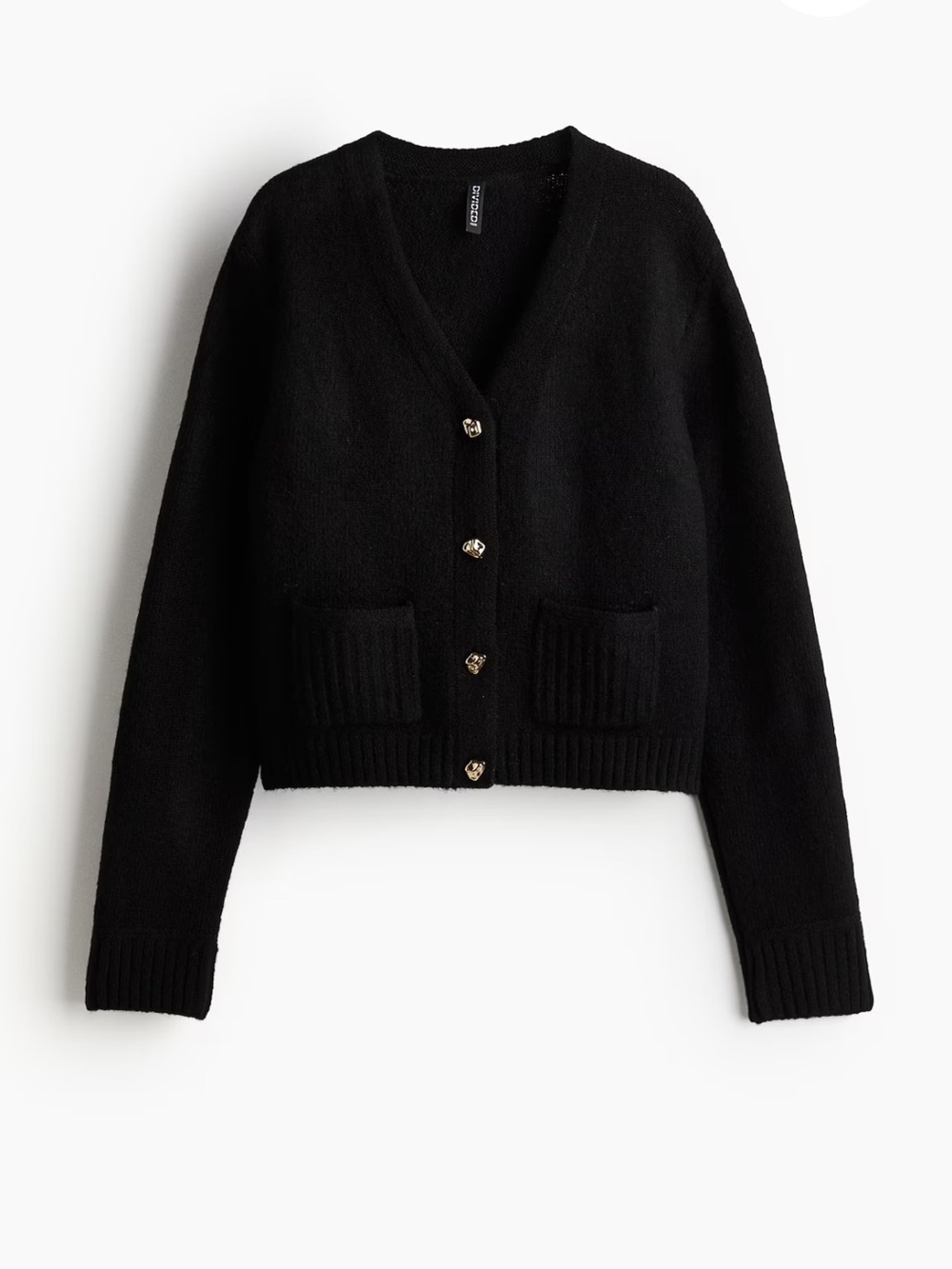 H&M Divided SHORT CARDIGAN IN FINE KNIT - Wool Blend
